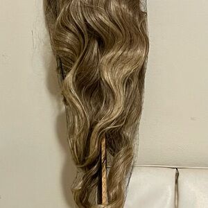 Wavy BLONDISH BROWN Hair Extension Fashion Wig 26 inch NEW